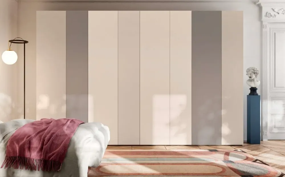 Sale Armadio con ante battenti a prezzo scontato modello Smart nobilitato di Armadi