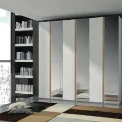 Armadio con ante battenti moderno Reflex oak a prezzo ribassato^Collezione esclusiva New