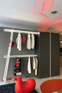 Erba Mobili Armadio con ante battenti design Coas to coast a prezzo ribassato- Armadi