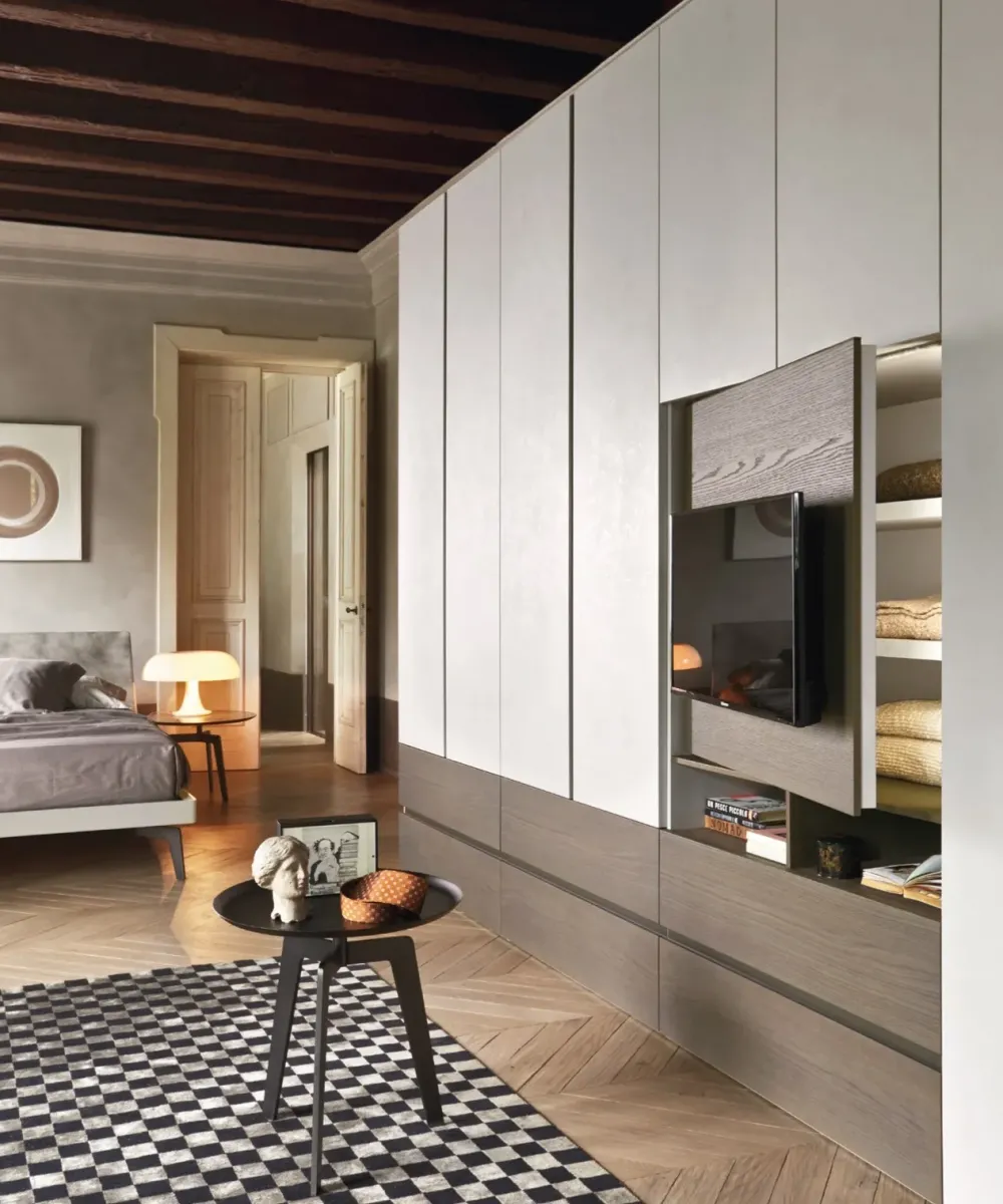 Sangiacomo Armadio con ante battenti Odeon tv a prezzo ribassato- Armadi