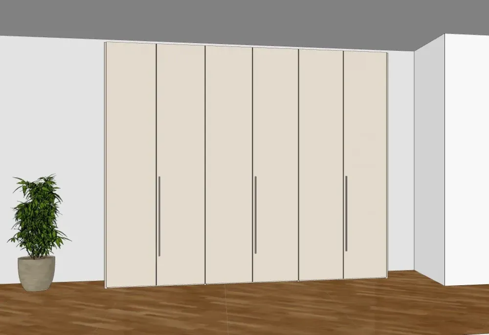 Clearance Armadio con ante battenti moderno 6antepromo con cassettiere a prezzo ribassato Armadi