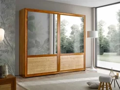 Collezione esclusiva Armadio con ante scorrevoli, scontato del 40%. Design moderno ed elegante.- Armadi