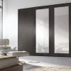 Hot Armadio con ante scorrevoli moderno Armadio a 4 ante scorrevoli con specchi centrali ad incasso  della ditta elli in promo-sconto del 40% a prezzo ribassato Armadi