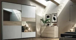 Clearance Armadio con ante scorrevoli moderno Gdo ars04 a prezzo ribassato Armadi