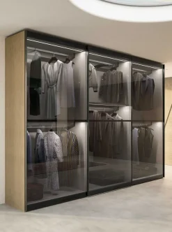 Armadio con ante scorrevoli a Tre ante Altea di^Artigianale Sale