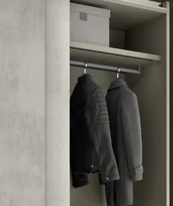 Armadio con ante scorrevoli Armadio scorrevole 4 ante maxi da 90 in ossido cemento grigio  a prezzo ribassato^Colombini Casa Hot