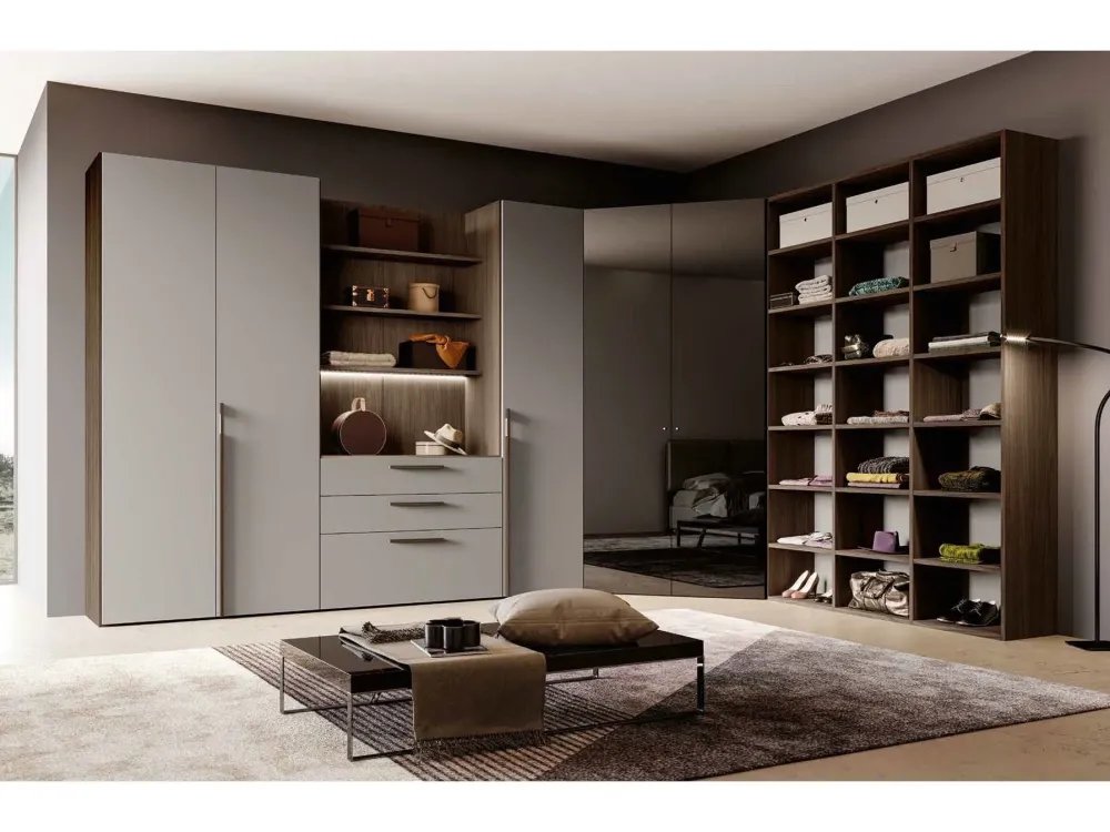 Armadio con cabina armadio Arm40 a prezzo scontato^Artigianale Hot