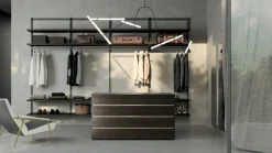 Armadio con cabina armadio moderno Naked a prezzo scontato^Orme Clearance