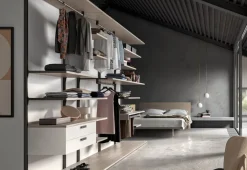 Armadio con cabina armadio moderno Z04 * a prezzo scontato^Artigianale Best