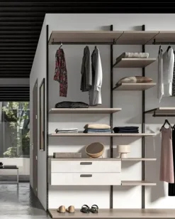 Armadio con cabina armadio moderno Z04 * a prezzo scontato^Artigianale Best