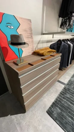 Outlet Armadio con cabina armadio moderno Panorama a prezzo scontato Armadi