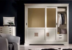 Armadio di modello Armadio floreale in legno con sconto -40%^Collezione esclusiva Discount