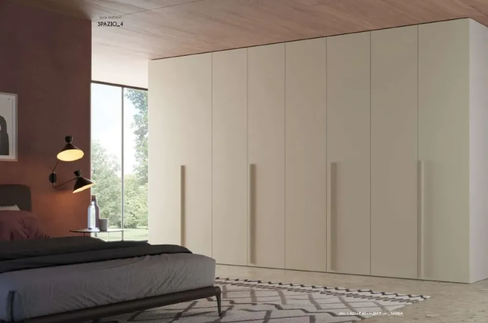 Imamobili Armadio di modello Mw in laminato opaco con sconto -30%- Armadi