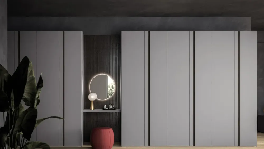 Hot Armadio di modello Armadio battente night 14 in laminato materico con sconto -40% Armadi