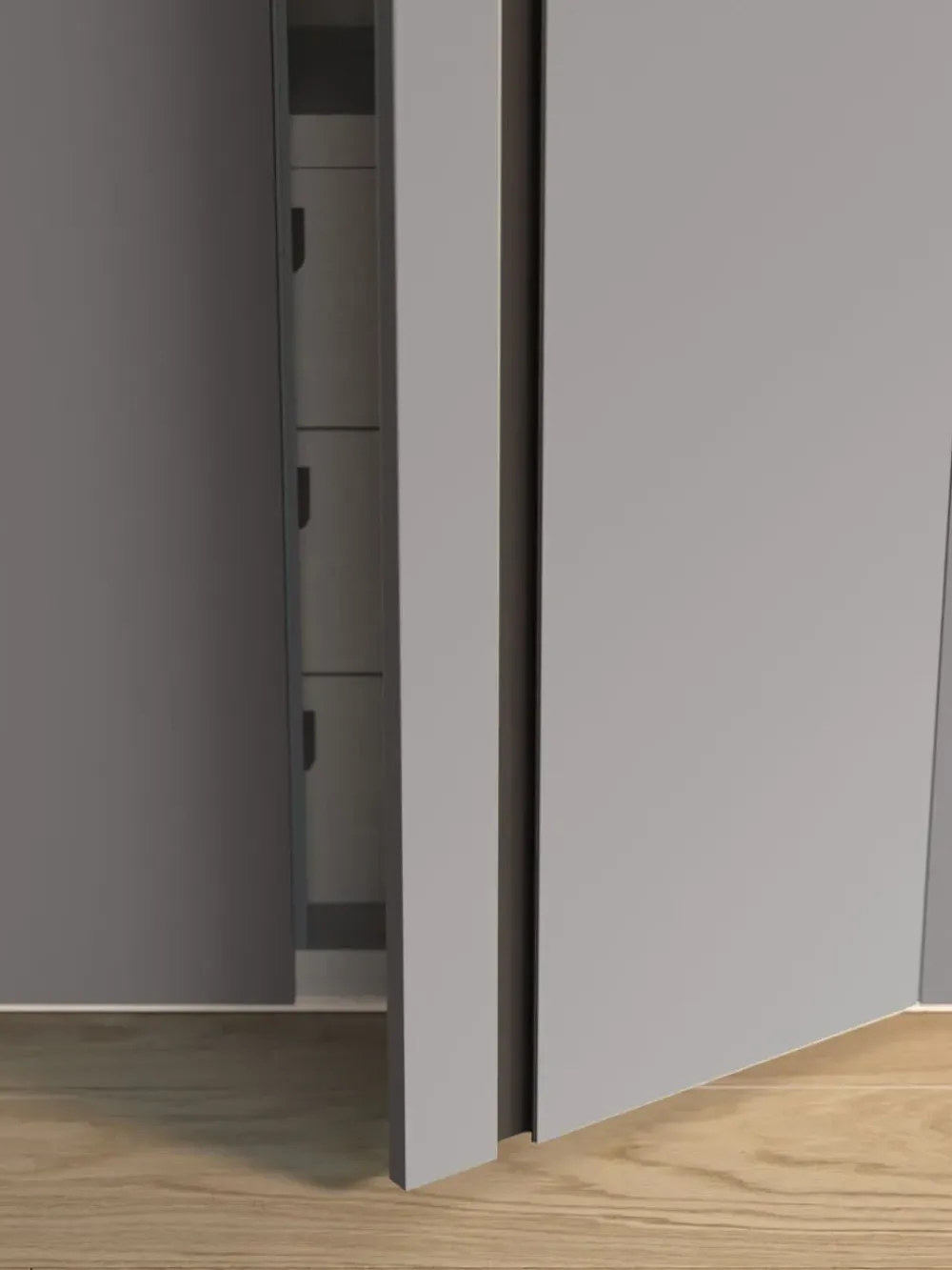 Hot Armadio di modello Armadio battente night 14 in laminato materico con sconto -40% Armadi