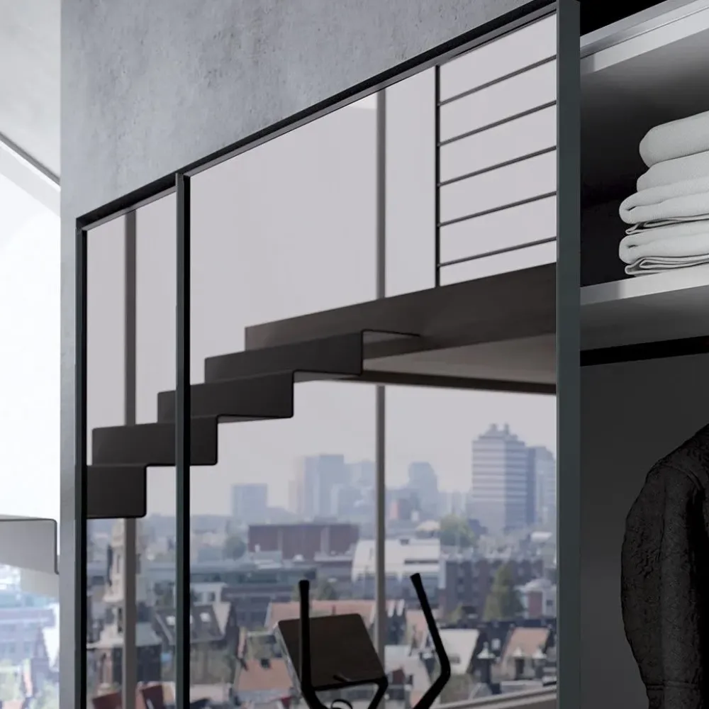 Spagnol cucine Armadio di modello Telaino in specchio con sconto -40%- Armadi