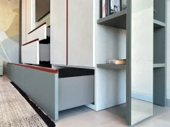 Outlet Armadio di modello Armadio con ante battenti in laminato materico con sconto -30% Armadi