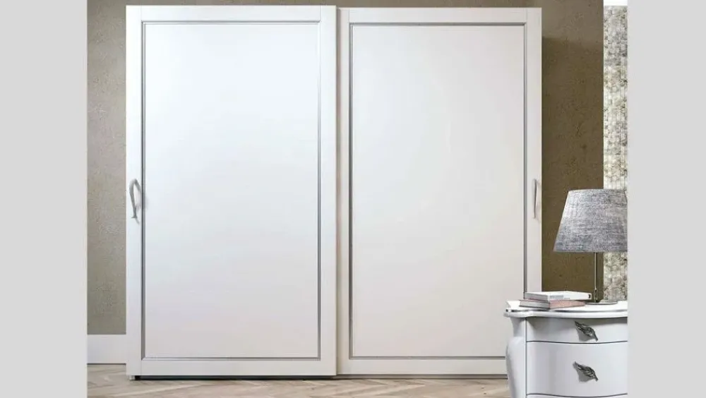 Armadio Robin, 2 ante scorrevoli-maxi con specchi fumè. 35% di sconto!^Euro Design New