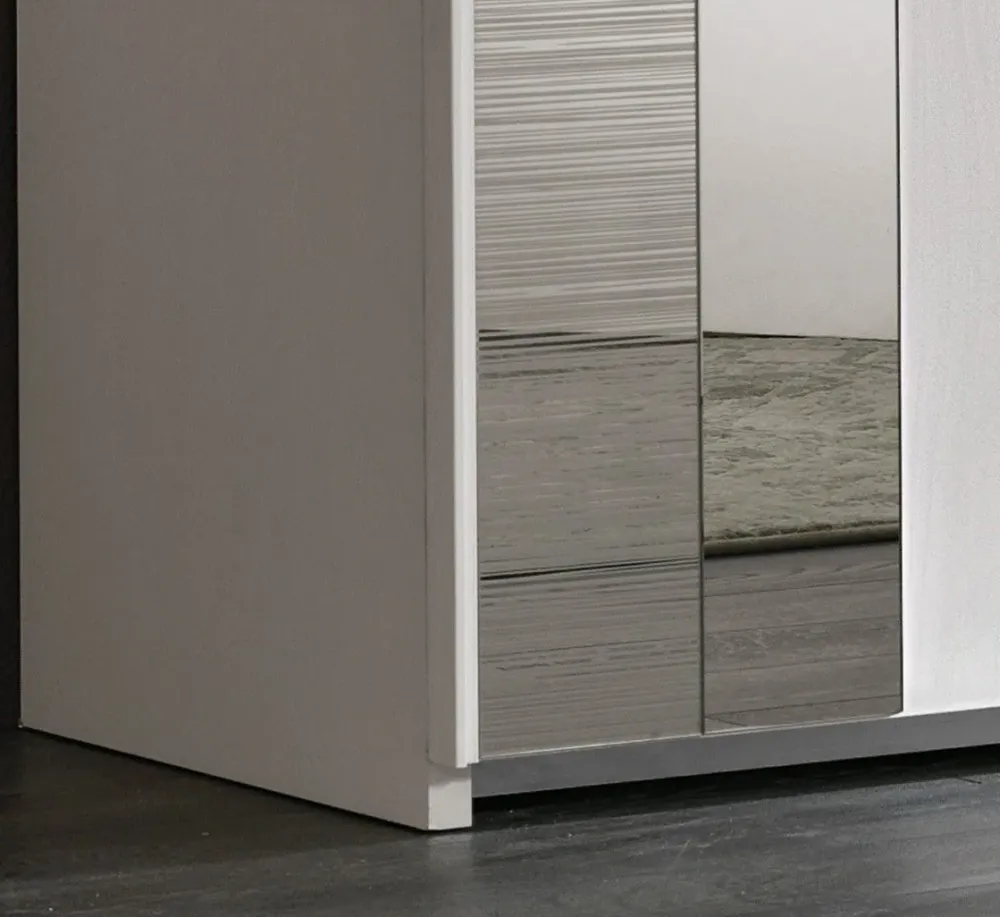 Clearance Armadio in laccato lucido Abaco 124 vertigo a marchio scontato -44% Armadi