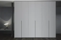 Clearance Armadio in laccato opaco Armadio a 6 ante mod.ghost laccato bianco opaco in promo-sconto del 40% a marchio scontato -40% Armadi