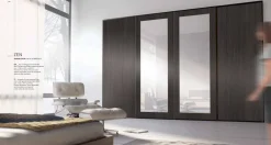 Clearance Armadio in laccato opaco Mimosa a marchio scontato Armadi