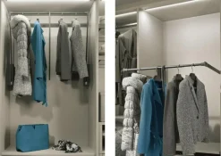 Clearance Armadio in laccato opaco Mimosa a marchio scontato Armadi