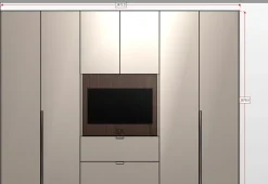 Orme Armadio in laminato materico Armadio night 15 a marchio scontato -50%- Armadi