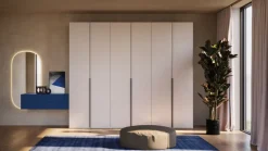 Orme Armadio moderno Armadio battente composizione night 02 di a PREZZO OUTLET -40%- Armadi