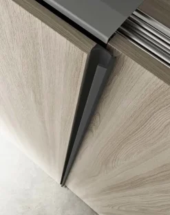 Armadio moderno Armadio scorrevole completo  di a PREZZO OUTLET -45%^Md work Outlet