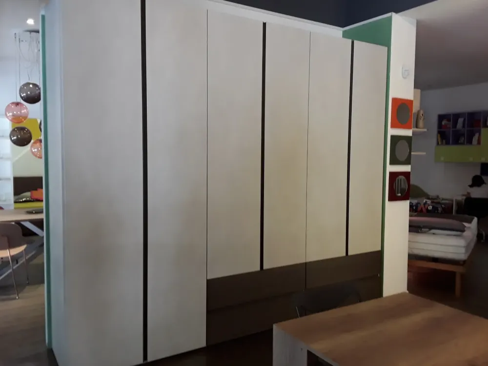 Armadio moderno Collage battente con cassetti PREZZI OUTLET^Sangiacomo Online