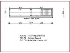 Armadio moderno Crystal di a PREZZO OUTLET -35%^NovaMobili Discount