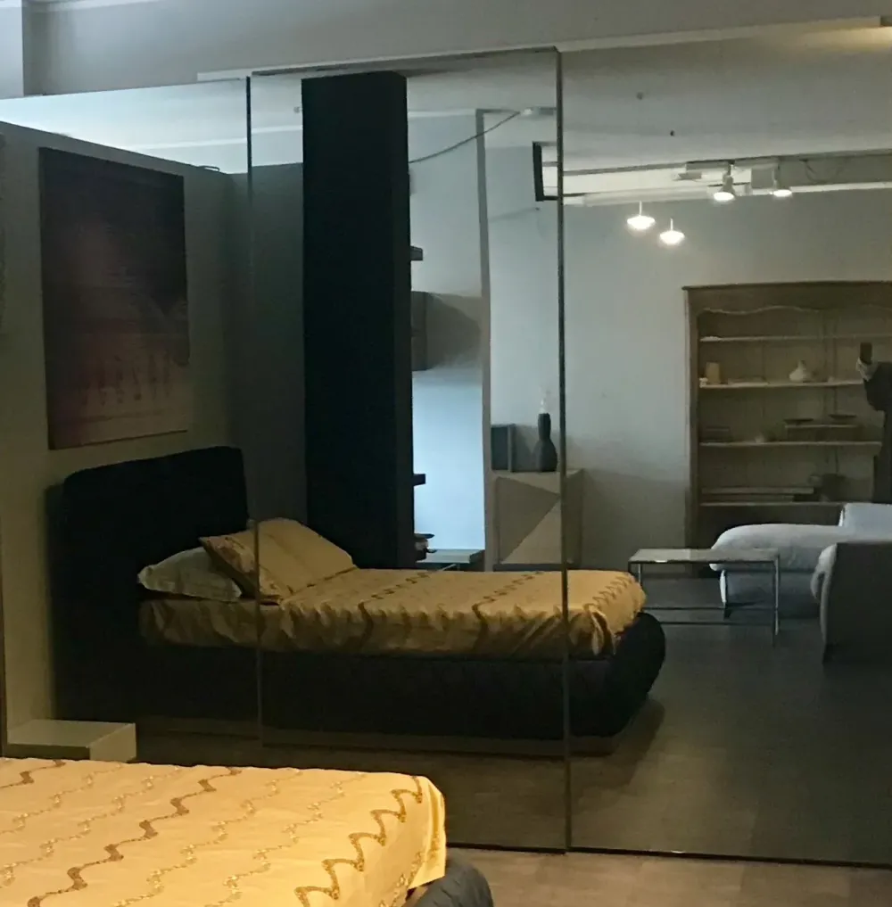 Alf Da Fre Armadio moderno Glass di a PREZZO OUTLET -36%- Armadi