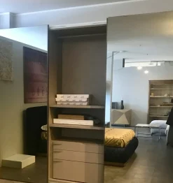 Alf Da Fre Armadio moderno Glass di a PREZZO OUTLET -36%- Armadi