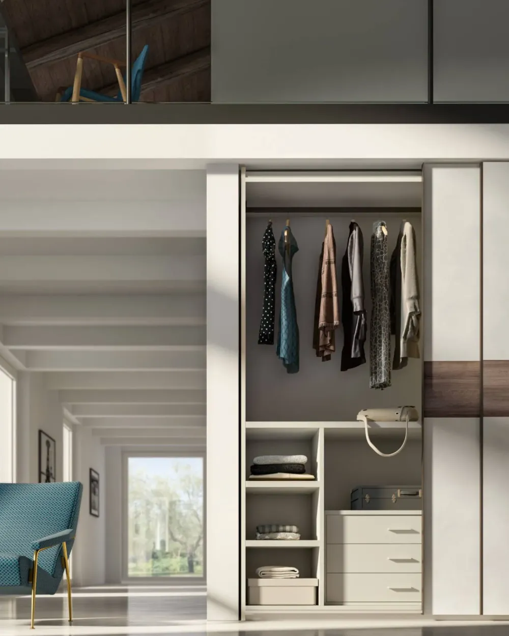 ZG Mobili Armadio moderno Power 05 con uno sconto imperdibile- Armadi