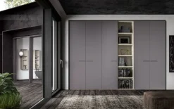 ZG Mobili Armadio Power 25 realizzato in laminato materico di scontato -40%- Armadi