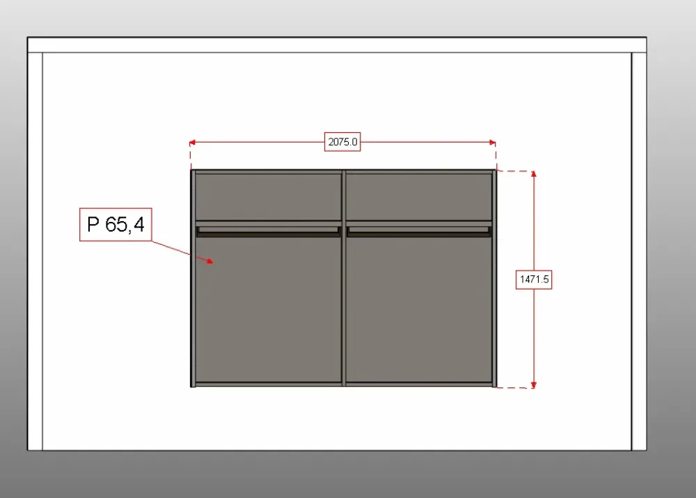 Sale Armadio scontato 40% modello Et voila' di Armadi