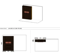 Armadio scontato 30% modello Armadio ingresso con vano giorno di^Pianca Best