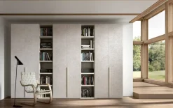 Mistral Armadio scontato 46% modello Armadio con librerie intermedie del programma mod.evo di in promo-sconto del 40% di- Armadi