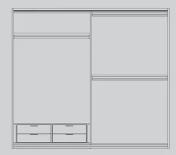 Olivieri Armadio scontato 37% modello Gap antoni di- Armadi