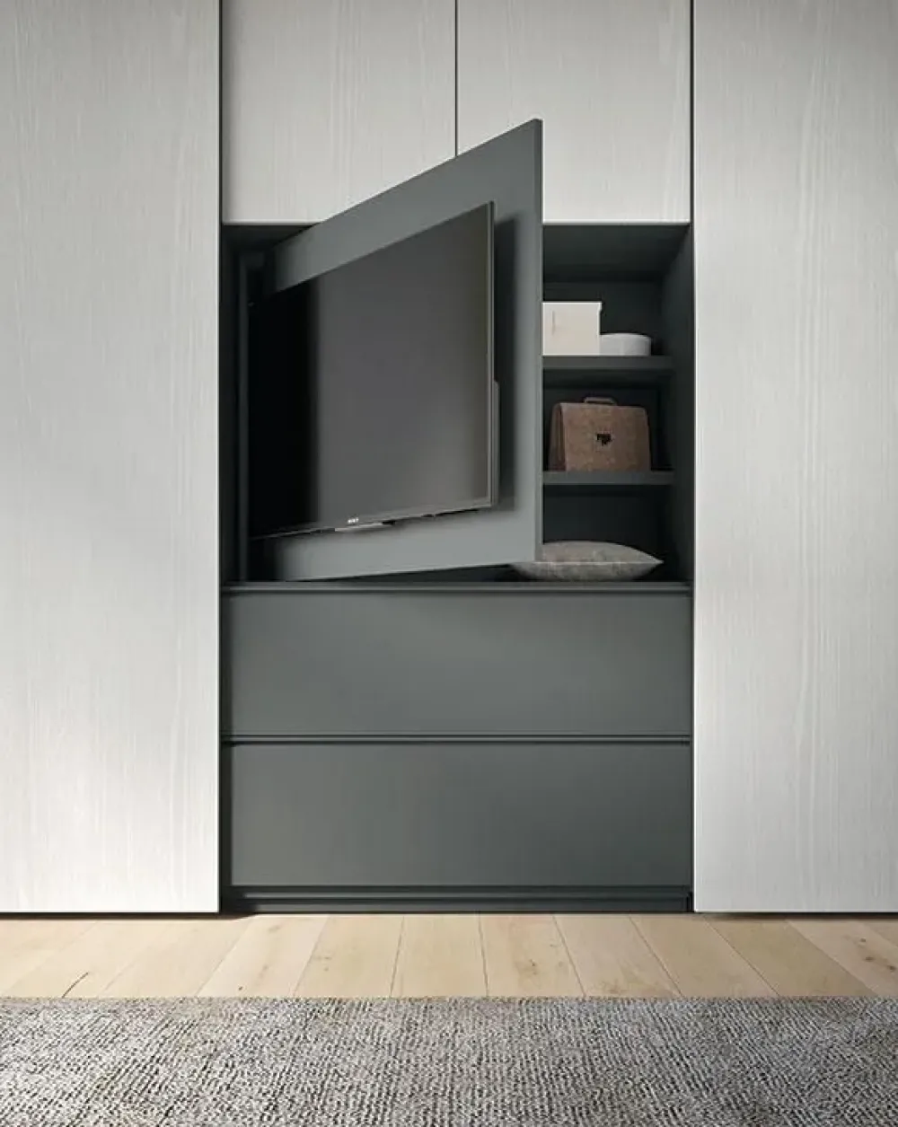 Best Armadio Scorrevole con vano tv di A PREZZO SCONTATO 25% Armadi