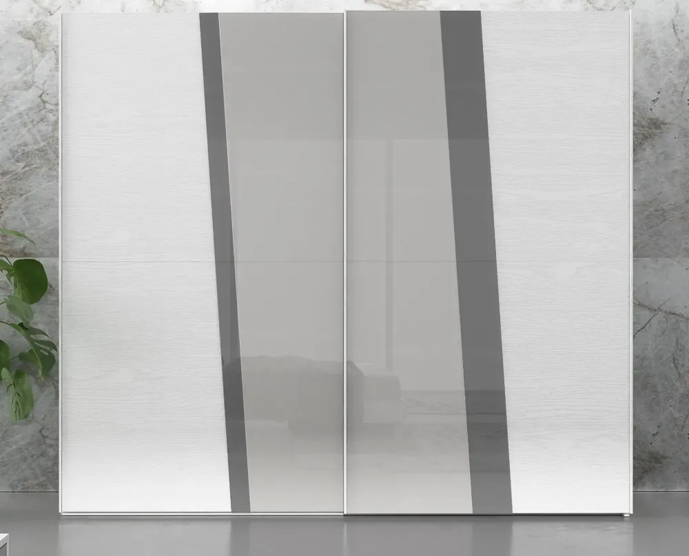 Collezione esclusiva Armadio Space: ante scorrevoli, design esclusivo, prezzo ribassato!- Armadi