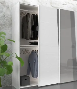 Collezione esclusiva Armadio Space: ante scorrevoli, design esclusivo, prezzo ribassato!- Armadi