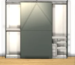 Mercantini ARMADIO Volturno di in OFFERTA OUTLET- Armadi