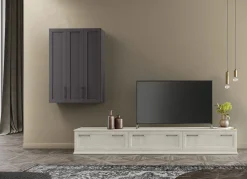 Febal Arreda il tuo soggiorno con il soggiorno completo Arcadia as 105 di . Laminato materico a prezzo Outlet.- Soggiorni Completi