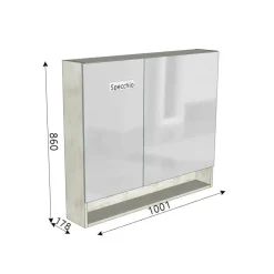 Clearance Arredamento bagno: mobile Lumus next 01 con forte sconto Mobili Bagno Sospeso