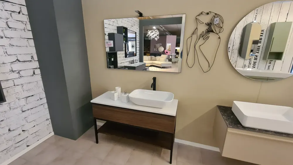 Compab Arredamento bagno: mobile B-go a prezzi outlet- Mobili Bagno A Terra