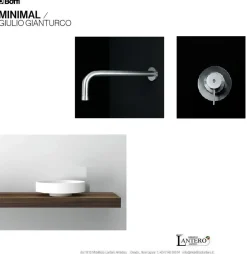 Online Arredamento bagno: mobile Lavabo lotus  design naoto fukasawa miscelatore minimal, design in Offerta Outlet Mobili Bagno Sospeso
