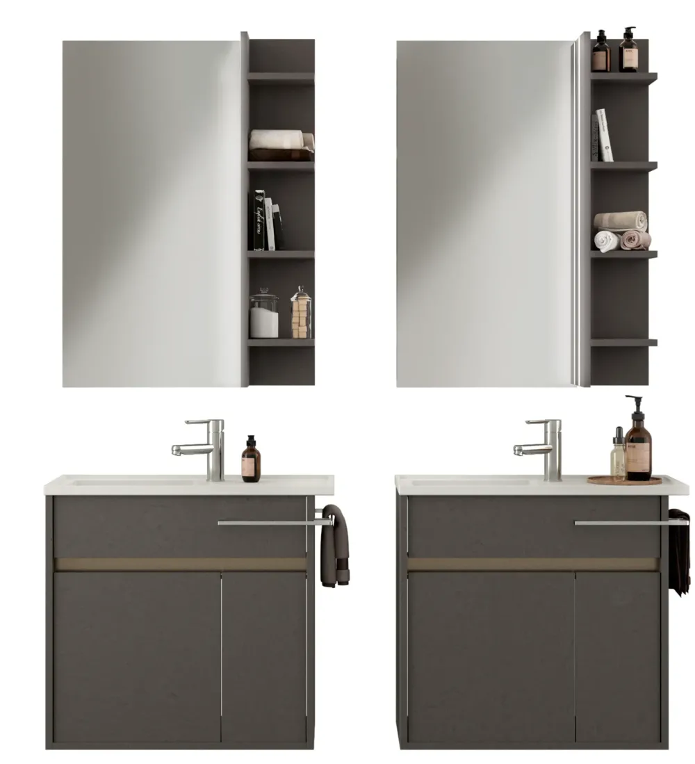 Hot Arredamento bagno: mobile Duetto 12 in Offerta Outlet Mobili Bagno Sospeso