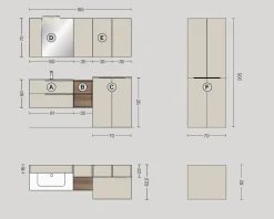 Collezione esclusiva Arredamento bagno: mobile Fast lavanderia rcr in offerta- Mobili Bagno Lavanderia