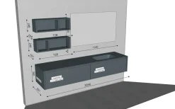 Arredamento bagno: mobile Tenderlak next 02 in Offerta Outlet^Mastella Outlet